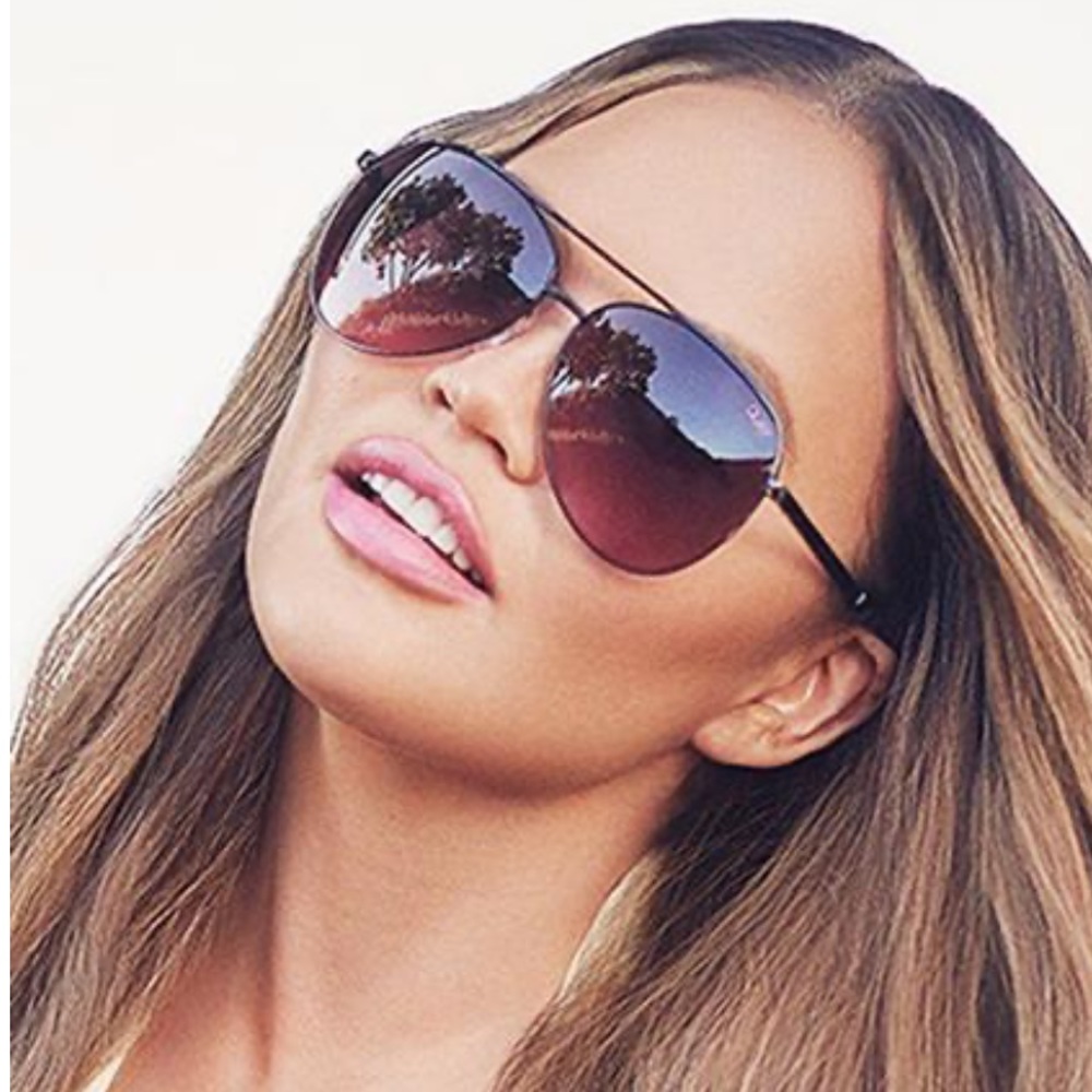 Quay Australia Vivienne Mini Aviator Sunglasses